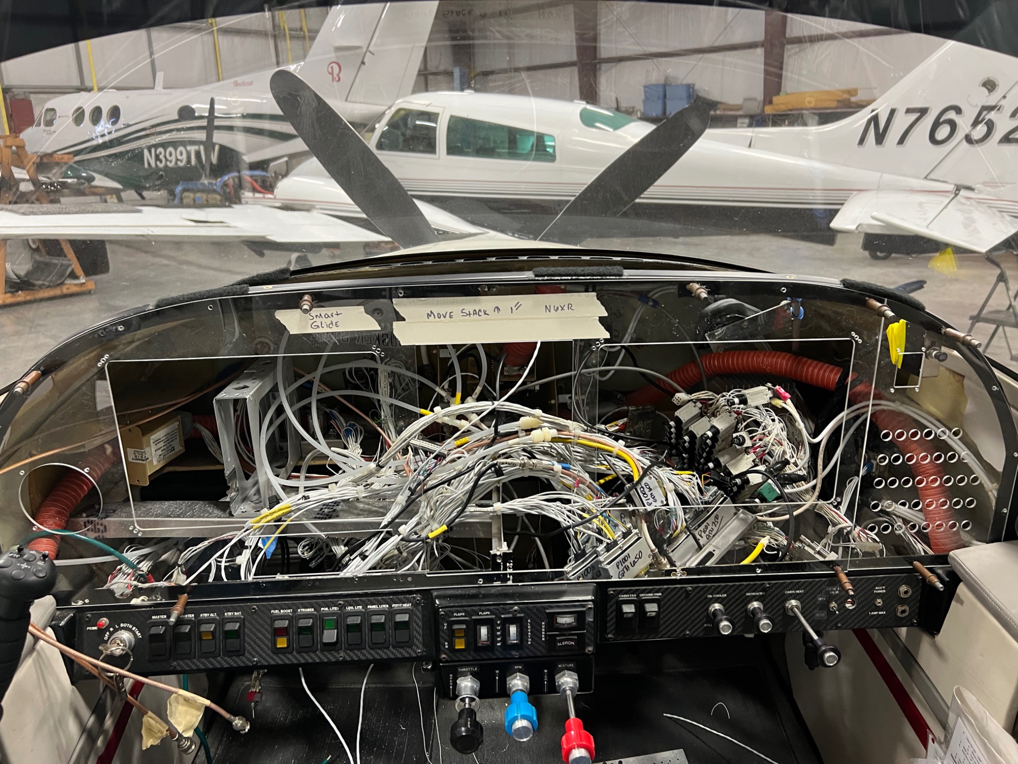 Aircraft avionics wiring and panel engineering